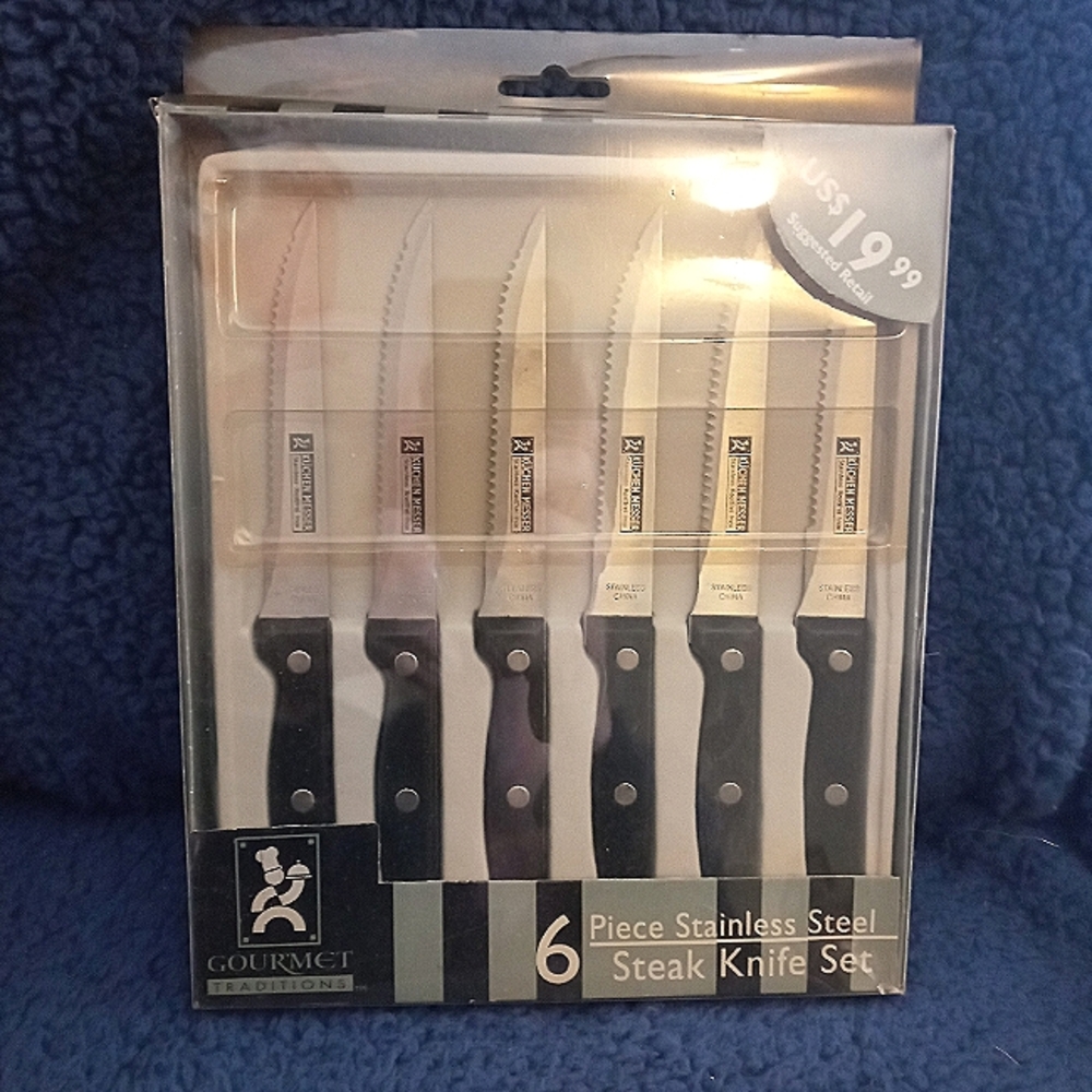 Gourmet traditions steak knife set